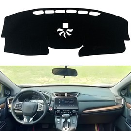 IIKSDII Dash Cover Custom Fit for Hon-da CRV CR-V Hybrid 2017 2018 2019 2020 2021 2022 Dashboard Cover Non-Slip Pad Dash Board Mat Accessories