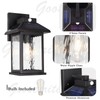 Solar Wall Lanterns Outdoor Motion Sensor, Solar Powered Porch Light