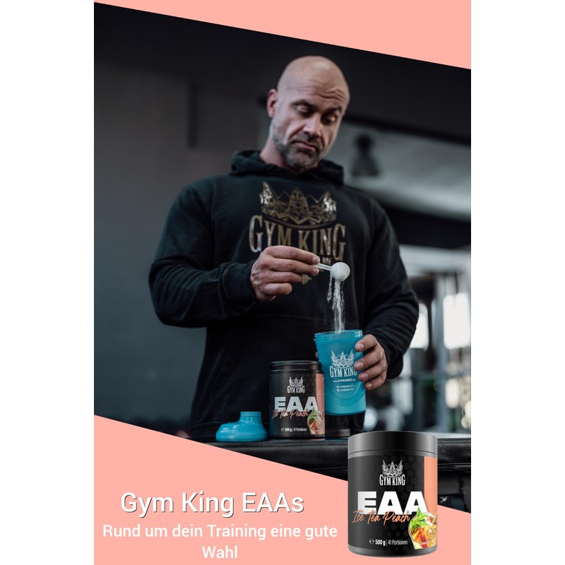 GYM KING EAA 500g Powder Tin Essential Amino Acids (Ice