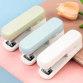 Delhi Deli Pastel Compact Stapler No. 33 White / 델리 파스텔 콤팩트 스테이플러 33호침 화이트