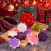 3 Pack 9 Style Snowflake Shape Christmas Silicone Soap Molds