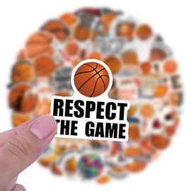 120 Pcs Basketball Stickers for Teens Girls Kid Incentive Gift,Cute Style Ball Games Stickers for Skateboard,Guitar,Phone,Water Bottles,Bicycle,Graffiti Decoration Waterproof Vinyl for Wall