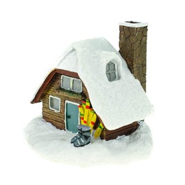 UDO Schmidt 89304 Money Box Ski Hut Perfect for Holiday Cash Approx. 12 x 15 x 10 cm