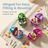 Nyicey Plastic Metallic Easter Eggs for Easter Basket Hunt Egg