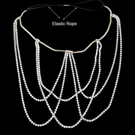 Prosy Gitter Layered Rhinestones Leg Chain Gold Thign Chain Ballerina Crystal Body Chain Jewelry for Adjustable Women and Girls