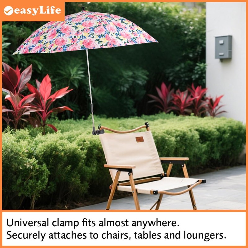 Easylife UV Umbrella Parasol (Pack of 2) Portable Garden Parasol