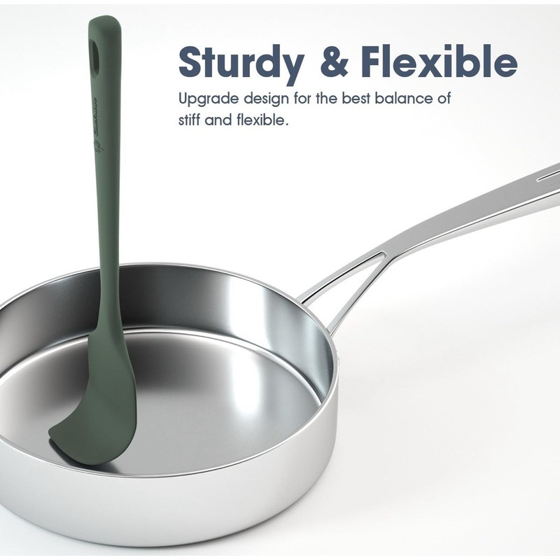 ChefAide 5 Piece Firm Core Silicone Spatula Set / Great