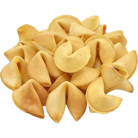 Soeos Fortune Cookies, Approx 100 Count, Vanilla Flavor, Fortune Cookies Individually Wrapped Bulk, Individually Packed Crisp Cookies with Fun, Traditional Chinese New Year Fortune Cookie