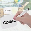 12 Pieces Basket Labels Clip on Set, Include 10 Pieces