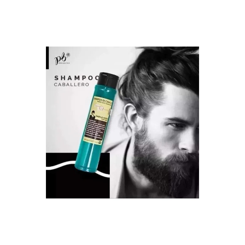 Shampoo Orgánico Para Hombre Anticaída Sábila Forte