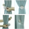 Crystal Flower Curtain Tiebacks, Decorative Curtain Holdback Buckle Clips with