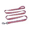 Olahibi Dog Collar and Leash Combo Set, Union Flag Pattern,