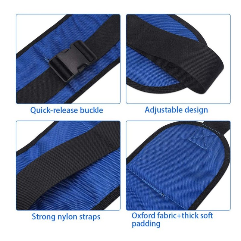 Wheelchair Seat Belt Mesh Breathable Adjustable Wheelchair Restraints Strap for