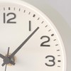 MUJI 15915217 Analog Clock, Small (with Stand), Wall Clock, White