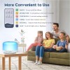 500Ml Premium, Essential Oil Diffuser with Remote Control and 1-6