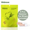 Welnove 6Pcs Hammer Toe Straightener, Hammer Toe Splints, Toe Cushioned