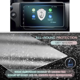 CDEFG Kompatibel mit Renault Dacia Duster 2022 2023 2024 Navigation Schutzfolie, 4H Kratzfest 8 Zoll GPS Transparent Displayschutzfolie Auto Navi Folie Zubehör (2 Stück)