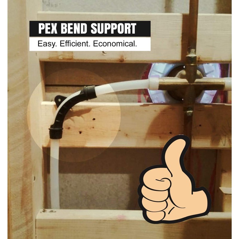 Highcraft PXBND34-10 Tubing Nail Plate, PEX Support 3/4 in. Wall