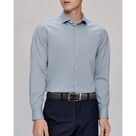 EsengNoyi Click Ratchet Belts for Men, Black Leather Belt for Dress & Casual Waist XL