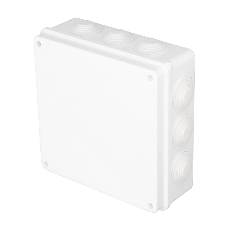 Electrical Junction Box 200x200x80mm IP65 Weatherproof Pre Drilled Electrical Enclosure