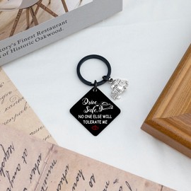 YINSSA Drive Safe Keychains for Him Gifts for Him Boyfriend Husband Men Couples Gift Ideas Anniversary Valentines Day Christmas Birthday Gifts for Boyfriend Husband Mens Stocking Stuffers 2024