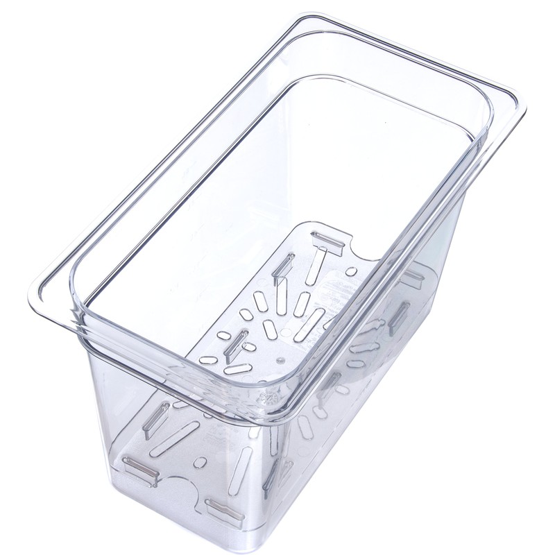 Carlisle 3067007 StorPlus Third Size Polycarbonate Drain Shelf, Clear