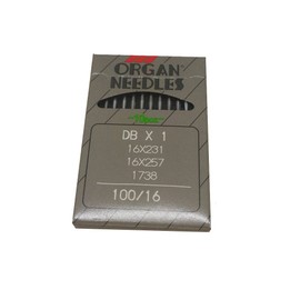 YICBOR Industrial Lockstitch Sewing Needles for Organ, DBX1 16X231 16X257 1738, 5Sizes to Choose (DBX1 100/16)