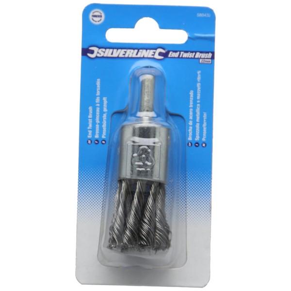 Silverline 580432 Steel End Twist Brush 22 mm