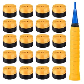 Hantox Grip Tape, Set of 20, Racket Grip Tape, Anti-Slip, Replacement, Sweat Absorbent, For Golf, Baseball, Tennis, Badminton