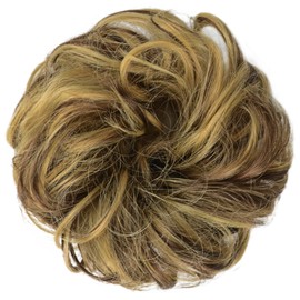 BARSDAR Hairpiece Bun Hair Scrunchie Updo Hairpiece Hair Extension Wavy Messy Bun Ponytail for Women