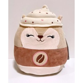 Squishmallows Hybrid Sweet Squad 8" Reza the Latte Squirrel Plush Doll