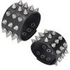 2 Pulseras Punk con Picos, Cuero Sintético y Aleación, Estilo