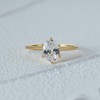 18K Gold Plated Rings Cubic Zirconia Rings for Women Dainty