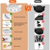 Chicken Shredder Large Chicken Breast Shredder Tool Twist with Brush&Fork,