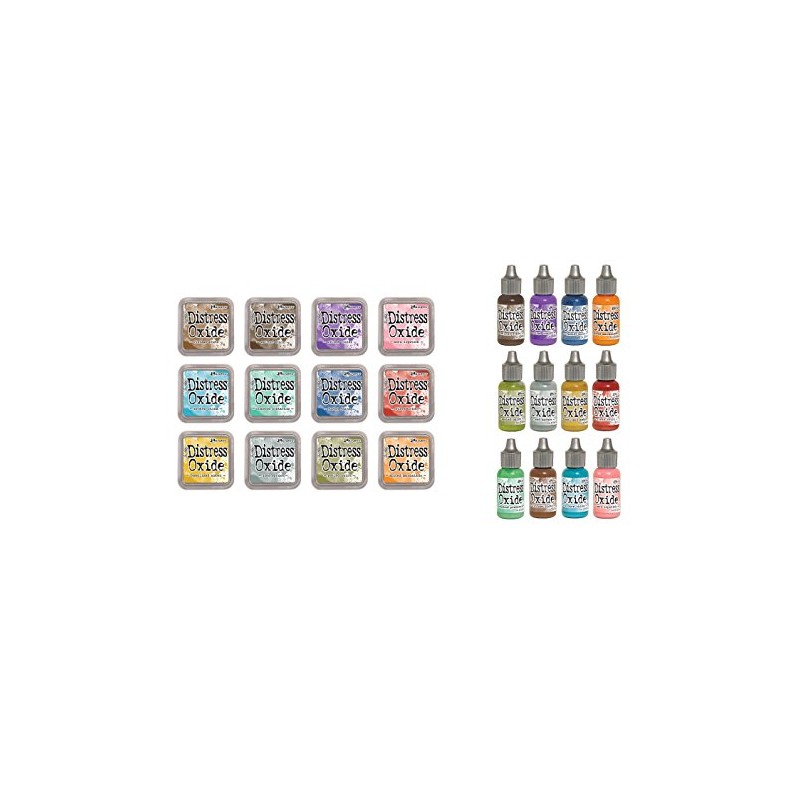 Tim Holtz Distress Oxide Ink Pad and Reinker Bundle -