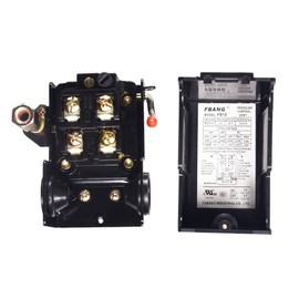 FBANG FBANG air Compressor Pressure Switch with Pressure Regulator, 90-120 PSI air Compressor Switch equips Pressure Gauge