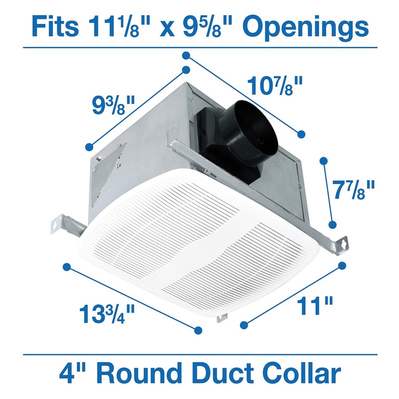 Air King AK80 Energy Star Quiet Series Bath Fan, 80-CFM