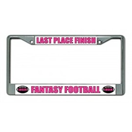 Last Place Finish Fantasy Football Chrome Frame