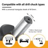 TOOLMAYS Metric Step Drill Bit M35 Cobalt AlTiN-Coated Cone Drill