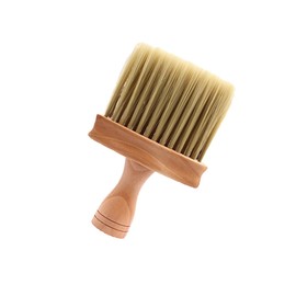 NOLITOY 2pcs Hair Scalp Care Neck Duster Brush w Hair Cutting Kit Salon Brush for Broken Hair Cleaning Safe Hair Removal Tool Wooden Handle Home Barber Shop Use