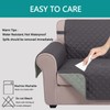 U-NICE HOME Loveseat Sofa Cover Reversible Couch Cover for Dogs