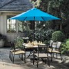 Yaheetech 7.5FT Solar Umbrella LED Lighted Patio Umbrella Waterproof &