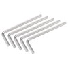 TOP-VIGOR 5Pcs 3mm Hex Key Wrench, Metric CR-V L Shaped
