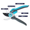 CYRUS 200mm Gardening Scissors Carbon Steel Sharp Edge Labor Saving