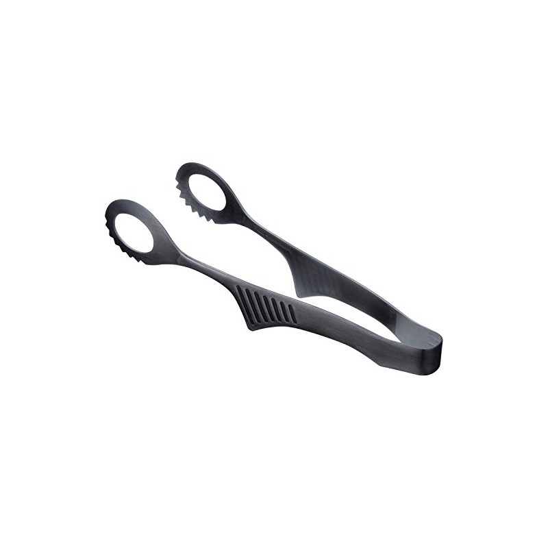 Todai 18-0 Claver Revo Buffet Tongs, Black Oxide Color, Made