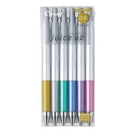 Pilot LJP120S4-6CM Water Based Gel Ink Ballpoint Pen, Juice Up, 0.4mm, Ultra Fine Point, Metallic 6 Colors Set (x3)