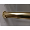 Polished Brass Custom Cut 1-5/16” Diameter Closet Wardrobe Rod |