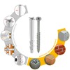 TOX Tetrafix 02190196 All-Purpose Frame Dowel, and Screw 6/65, CT,