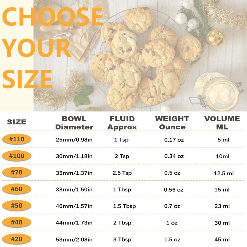 Cookie Scoop, Ice Cream Scoop, 1Tbsp/15 ml/0.5oz Cookie Scoops for