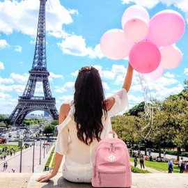 CAMTOP Mini Backpack Small Backpack Purse for Women Lightweight Cute Fashion Backpack Bookbag Daypack for Travel Shopping, Dirty Pink, Modern